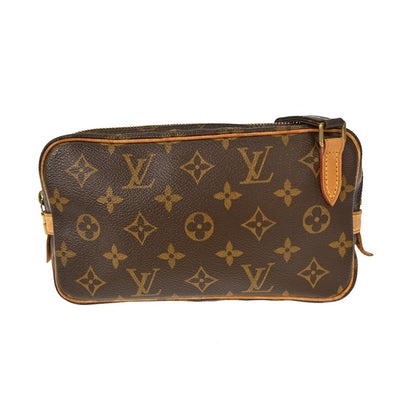 Louis Vuitton Pochette Marly Bandouliere Bag Monogram Canvas, BROWN, CANVAS, Shoulder bag