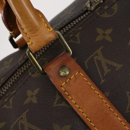 Louis Vuitton Keepall Bag Monogram Canvas, BROWN, CANVAS, Travel bag