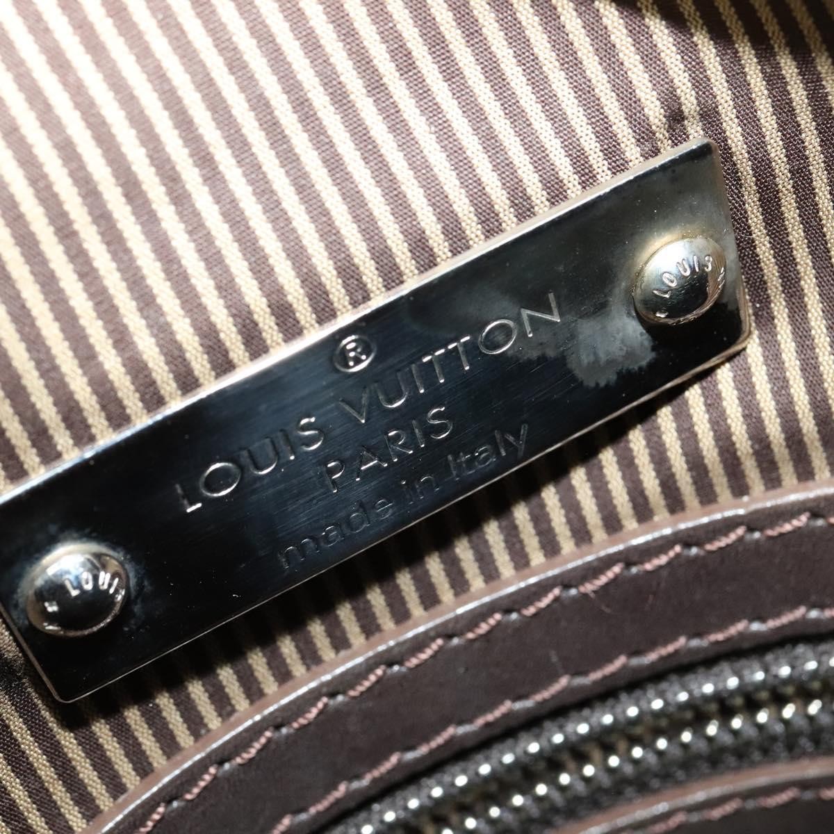 Louis Vuitton Bequia Porte-Documents Handbag Limited Edition Monogram Mirage, BROWN, LEATHER, Tote bag