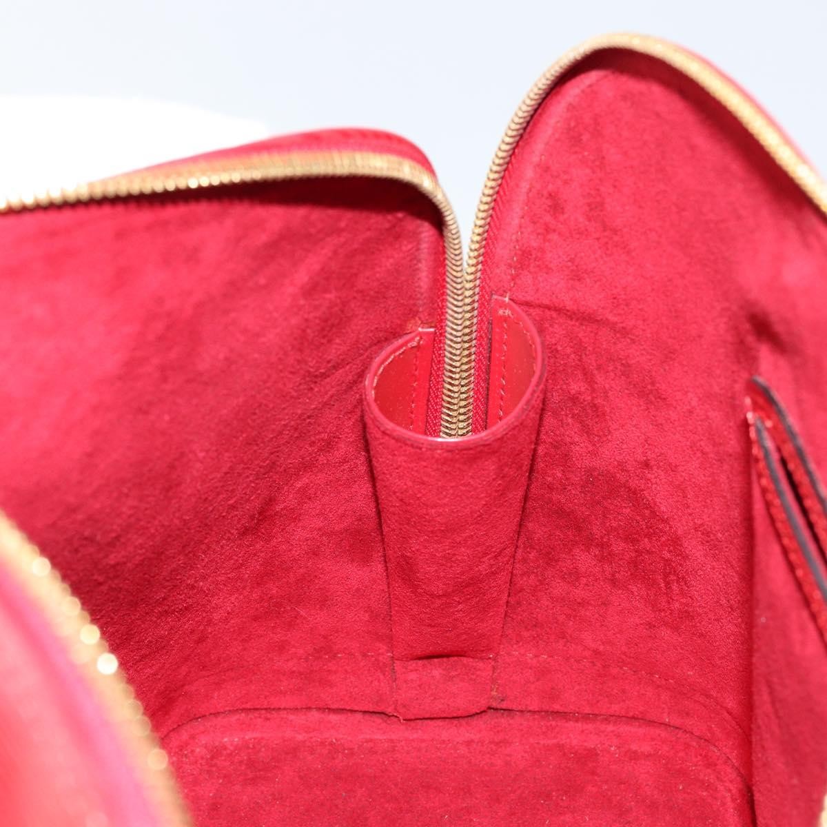 Louis Vuitton Alma Handbag Epi Leather, RED, LEATHER, Handbag