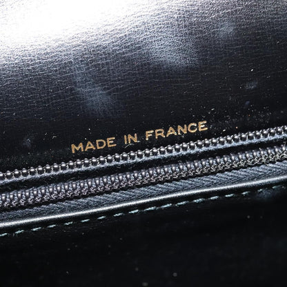 Celine Shoulder Bag Leather, BLACK, LEATHER, Shoulder bag