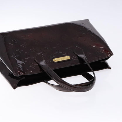 Louis Vuitton Wilshire Handbag Monogram Vernis, BURGUNDY, PATENT_LEATHER, Handbag