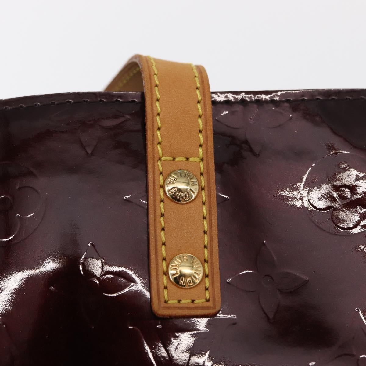 Louis Vuitton Reade Handbag Monogram Vernis, BURGUNDY, PATENT_LEATHER, Handbag