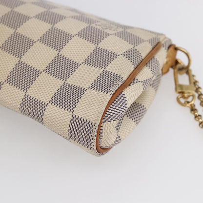 Louis Vuitton Eva Handbag Damier, BEIGE, CANVAS, Handbag
