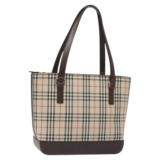 Burberry Nova Check Tote canvas check pattern, BEIGE, CANVAS, Tote bag