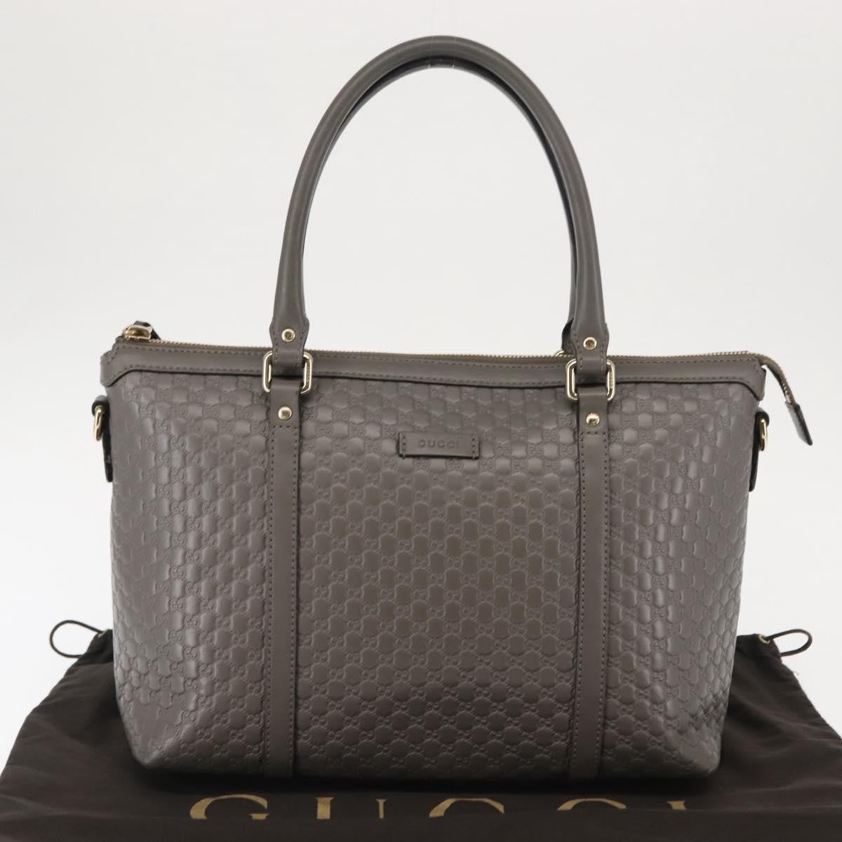 Gucci Britt Convertible Dome Satchel Microguccissima Leather, GRAY, LEATHER, Handbag