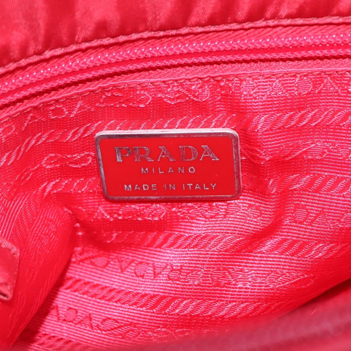 Prada Vintage Tote Tessuto, RED, NYLON, Tote bag