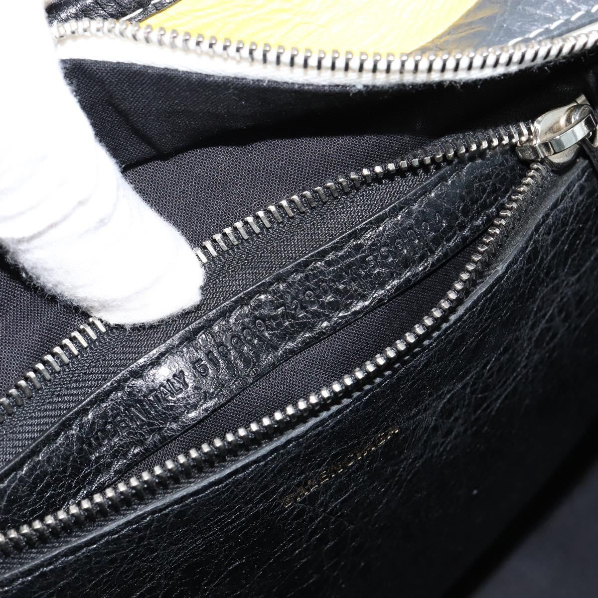 Balenciaga Bazar Convertible Tote Striped Leather, MULTICOLOUR, LEATHER, Tote bag