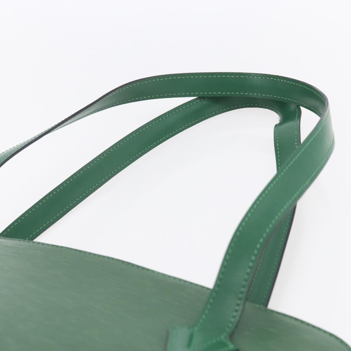Louis Vuitton Lussac Handbag Epi Leather, GREEN, LEATHER, Shoulder bag