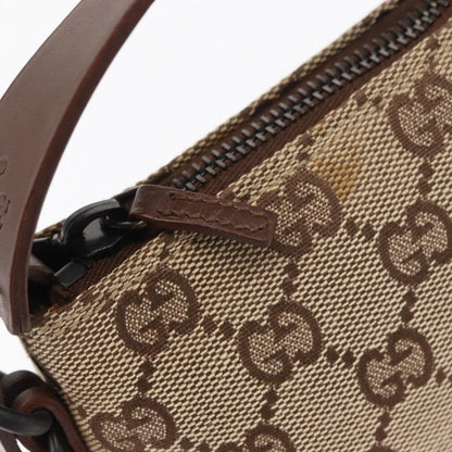 Gucci Abbey Canvas Leather, BEIGE, CANVAS, Shoulder bag