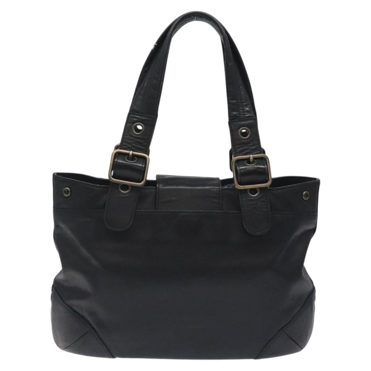 Chloe Vintage Tote bag Leather, BLACK, LEATHER, Tote bag
