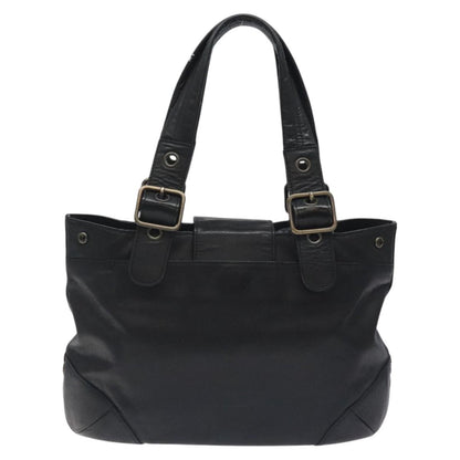 Chloe Vintage Tote bag Leather, BLACK, LEATHER, Tote bag