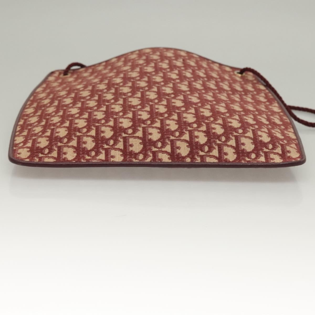 Christian Dior Vintage Trotter Shoulder Bag Canvas, RED, CANVAS, Shoulder bag