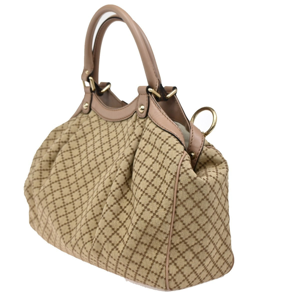 Gucci Sukey Tote Diamante Canvas, BEIGE, CANVAS, Tote bag