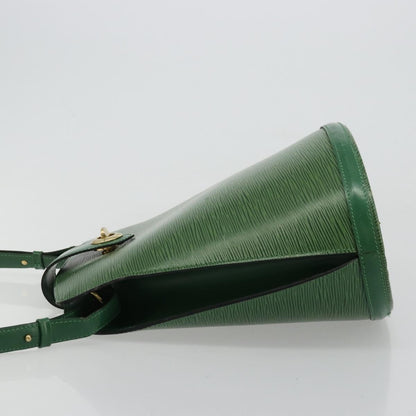 Louis Vuitton Cluny Shoulder Bag Epi Leather, Green, Leather, Shoulder Bag