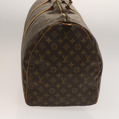 Louis Vuitton Keepall Bag Monogram Canvas, BROWN, CANVAS, Travel bag
