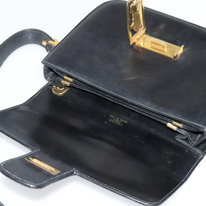 Celine Horse Carriage Shoulder bag Leather, BLACK, LEATHER, Shoulder bag