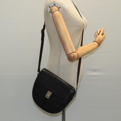 Burberry Flap Shoulder Bag Leather, BLACK, LEATHER, Shoulder bag