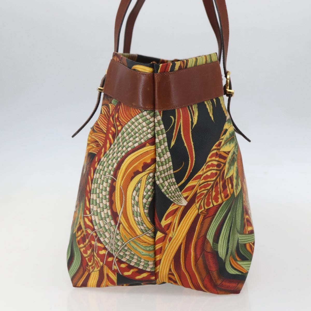 Salvatore Ferragamo Flower tote Canvas, MULTICOLOUR, PVC, Tote bag
