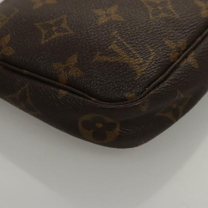 Louis Vuitton Pochette Accessoires Monogram Canvas, BROWN, CANVAS, Clutche & pouche