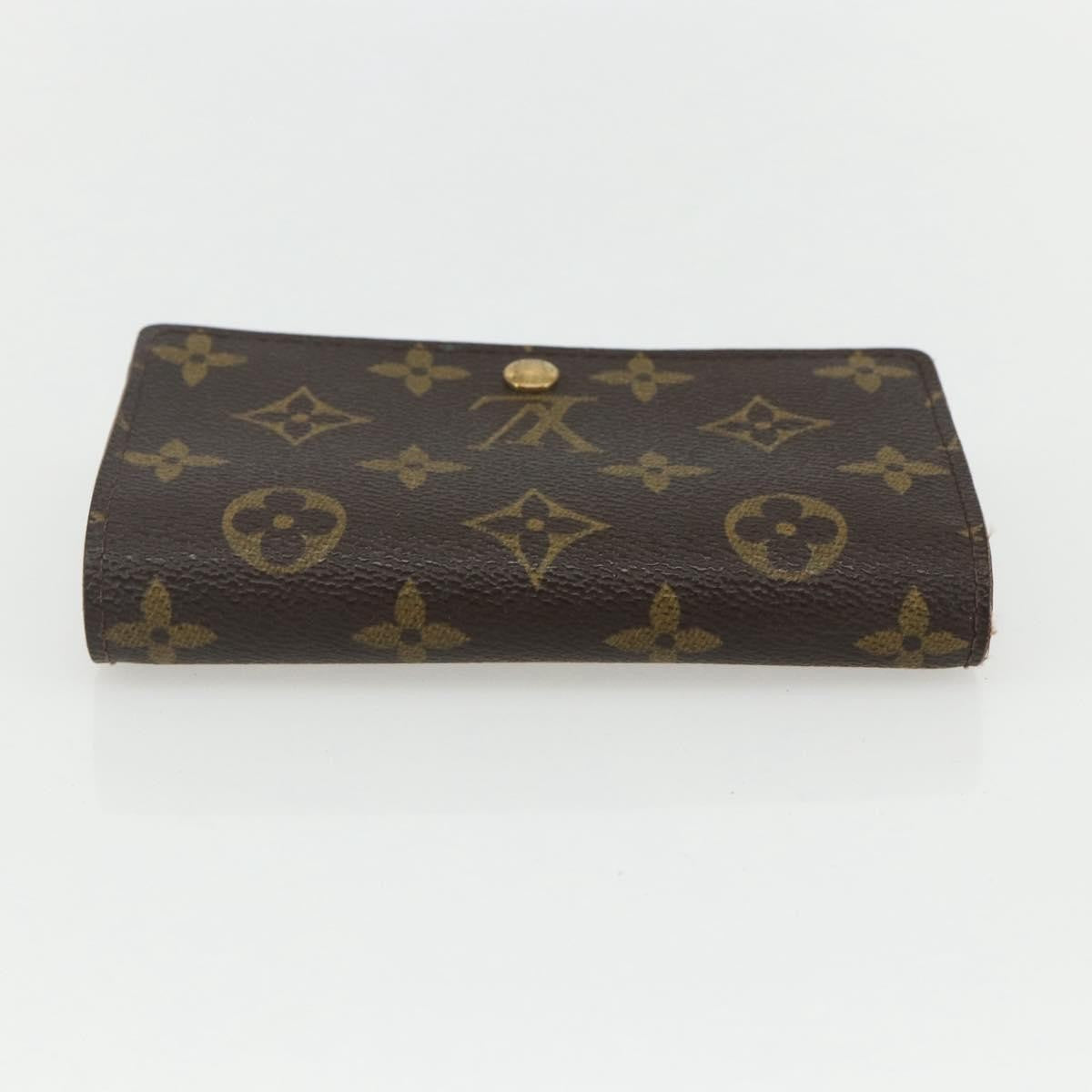 Louis Vuitton Porte Monnaie Tresor Wallet Monogram Canvas, BROWN, CANVAS, Wallets