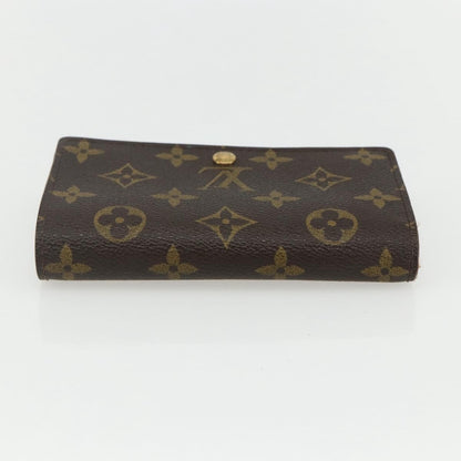 Louis Vuitton Porte Monnaie Tresor Wallet Monogram Canvas, BROWN, CANVAS, Wallets