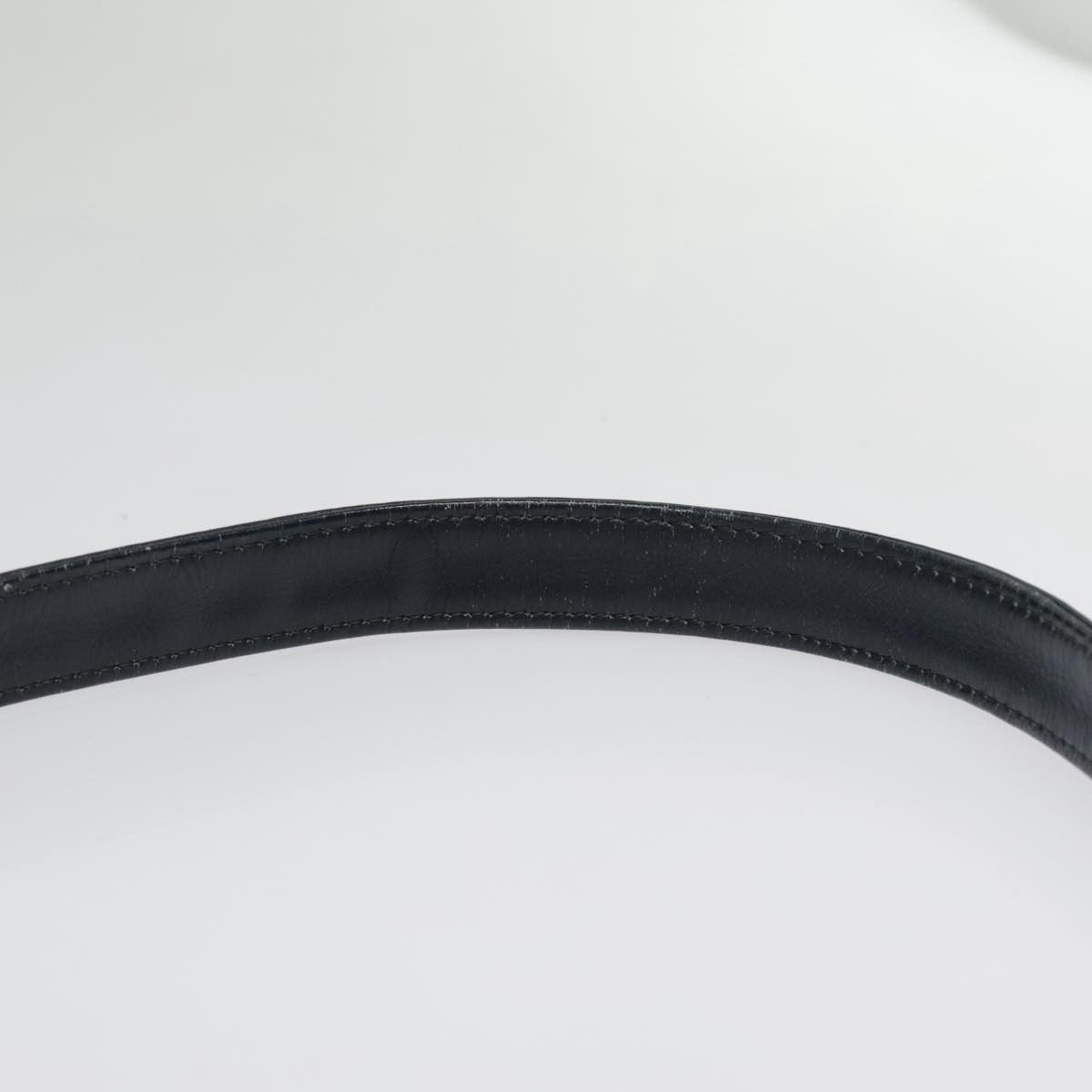 Christian Dior Vintage Flap Crossbody Bag Canvas, NAVY, CANVAS, Shoulder bag