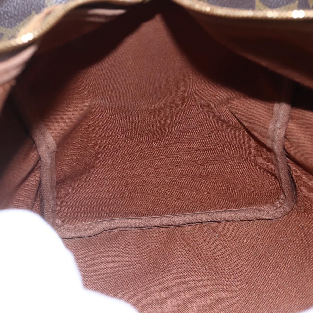 Louis Vuitton Sac Souple Handbag Monogram Canvas, BROWN, CANVAS, Travel bag
