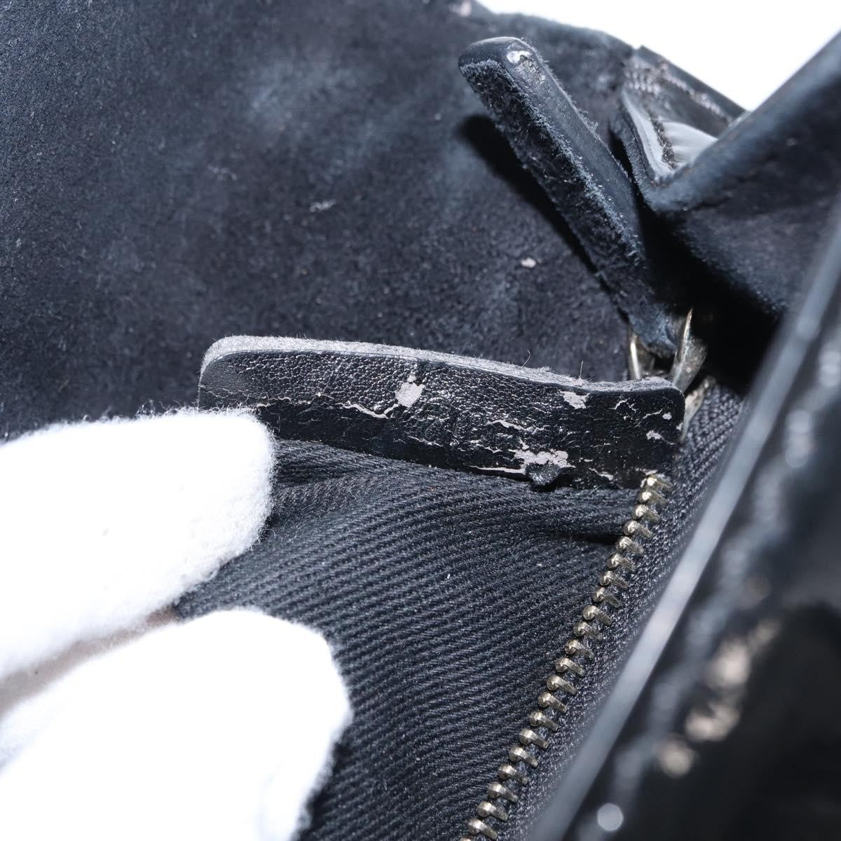 Valentino Garavani Glam Lock Shoulder Bag Patent, BLACK, PATENT_LEATHER, Shoulder bag