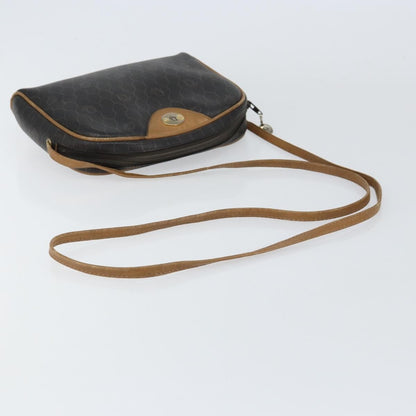 Christian Dior Vintage Honeycomb Shoulder Bag Canvas, BLACK, PVC, Shoulder bag