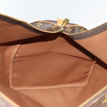 Louis Vuitton Keepall Bag Monogram Canvas, BROWN, CANVAS, Travel bag