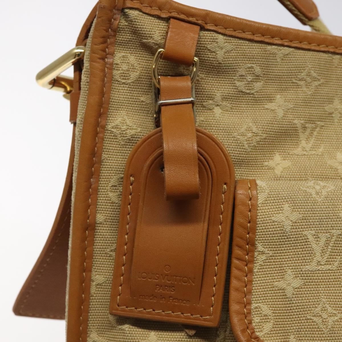 Louis Vuitton Mary Kate Messenger Bag Mini Lin, BEIGE, CANVAS, Crossbody bag