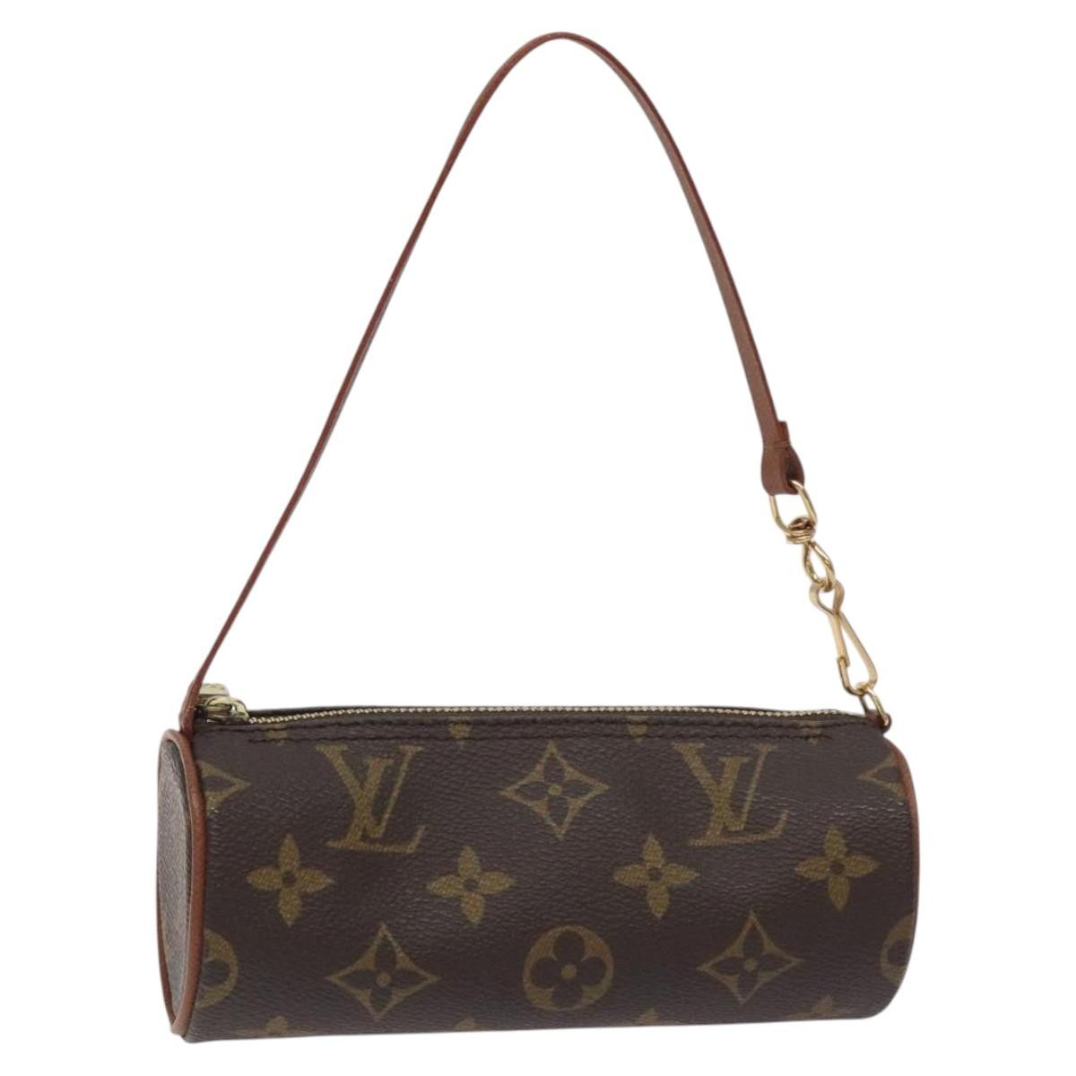 Louis Vuitton Papillon Pochette Monogram Canvas, BROWN, CANVAS, Handbag
