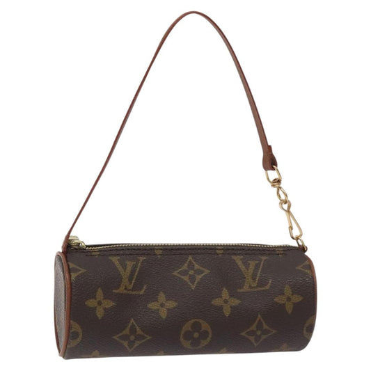 Louis Vuitton Papillon Pochette Monogram Canvas, BROWN, CANVAS, Handbag
