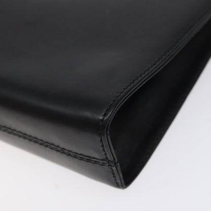 Salvatore Ferragamo Vintage Gancini Chain Shoulder Bag Leather, BLACK, LEATHER, Shoulder bag