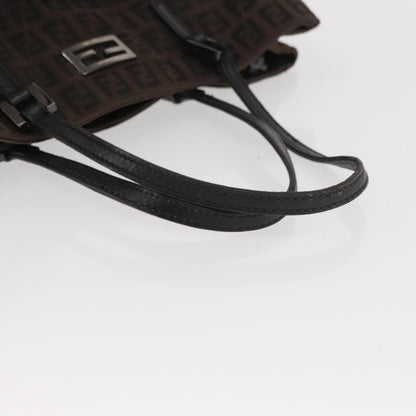 Fendi Zucca Tote bag Canvas, BROWN, CANVAS, Tote bag
