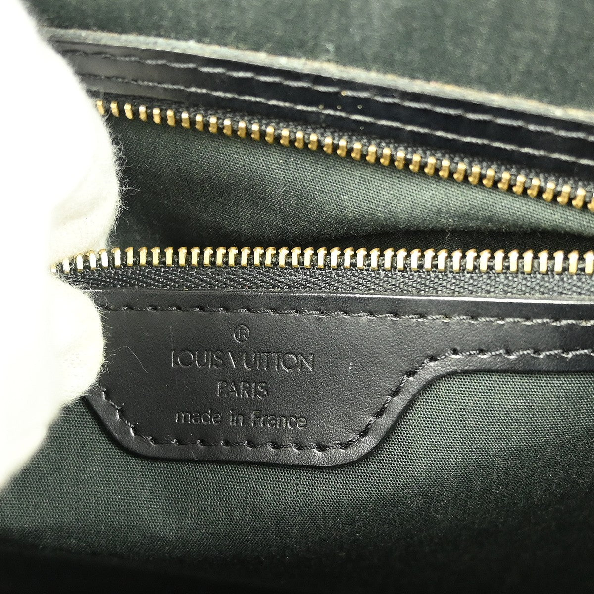 Louis Vuitton Figari Handbag Epi Leather, BLACK, LEATHER, Handbag