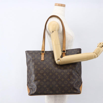 Louis Vuitton Cabas Mezzo Monogram Canvas, BROWN, CANVAS, Tote bag