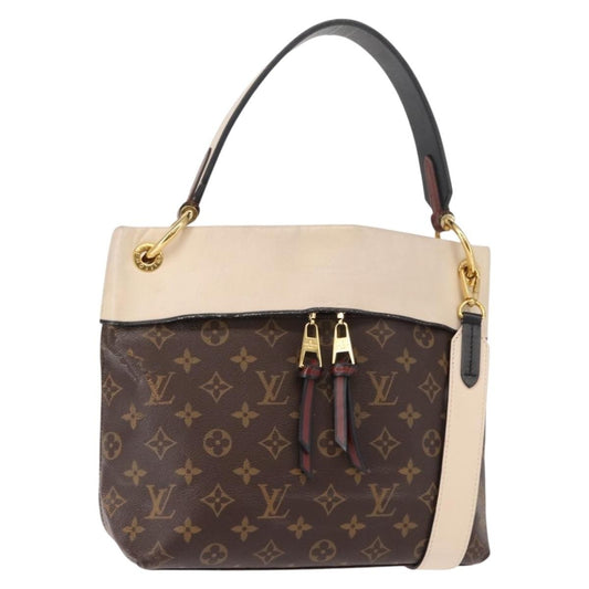 Louis Vuitton Tuileries Besace Bag Monogram Canvas with Leather, BROWN, CANVAS, Shoulder bag