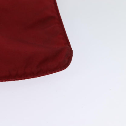 Prada Front Pocket Messenger Bag Tessuto, Red, Nylon, Shoulder Bag
