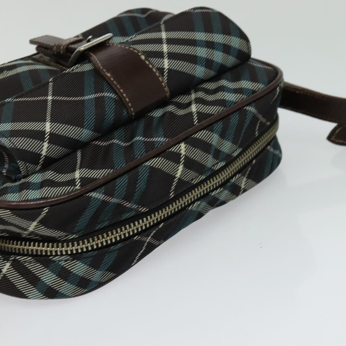 Burberry Nova Check Blue Label Nylon, BROWN, NYLON, Shoulder bag