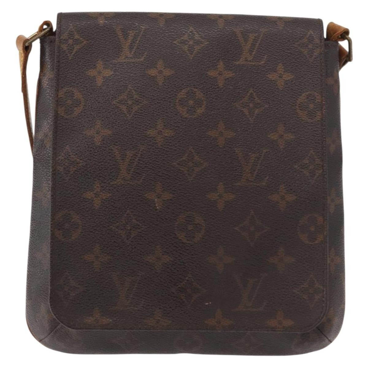 Louis Vuitton Musette Salsa Handbag Monogram Canvas, BROWN, CANVAS, Shoulder bag
