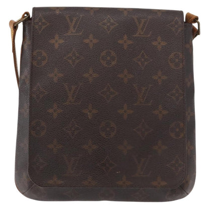 Louis Vuitton Musette Salsa Handbag Monogram Canvas, BROWN, CANVAS, Shoulder bag