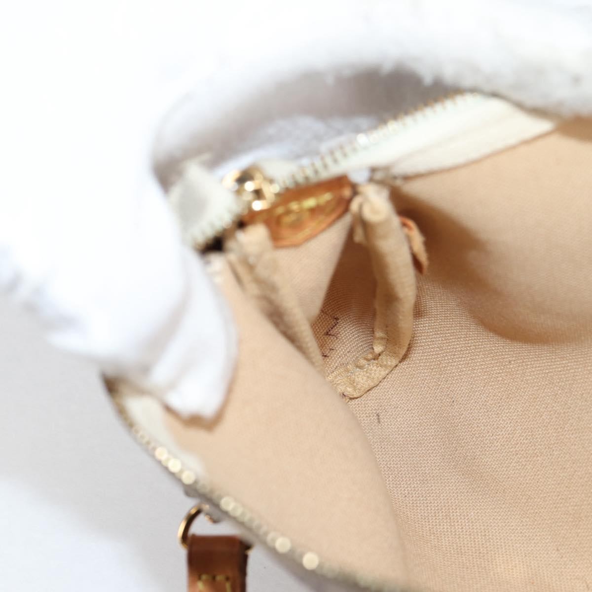 Louis Vuitton Eva Handbag Damier, WHITE, CANVAS, Shoulder bag