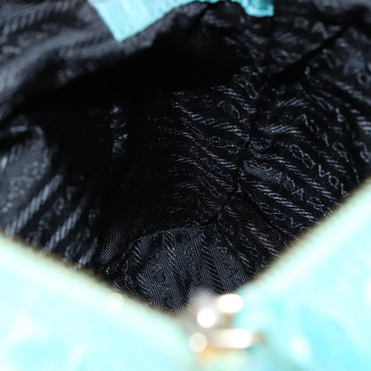 Prada Chain Shoulder Bag Tessuto, BLUE, NYLON, Shoulder bag