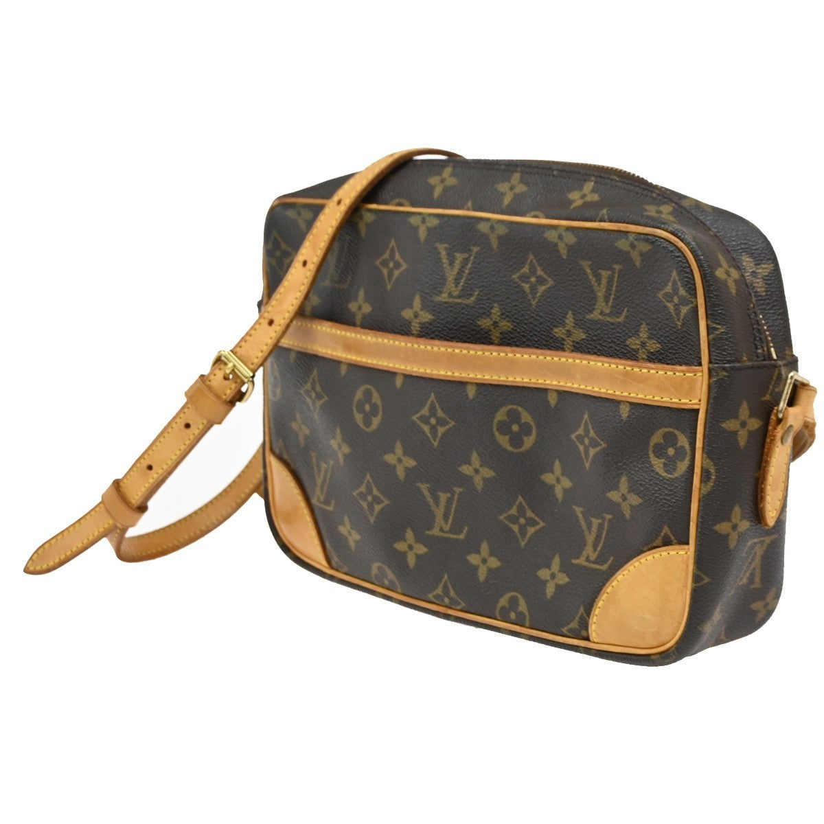 Louis Vuitton Trocadero Handbag Monogram Canvas, BROWN, CANVAS, Shoulder bag