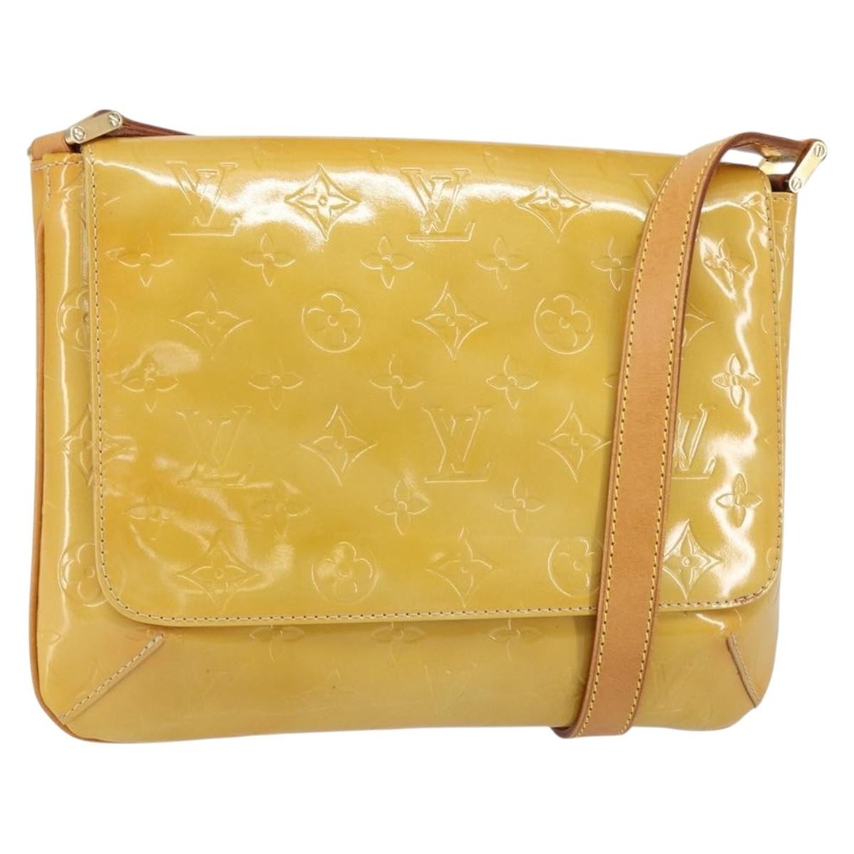 Louis Vuitton Thompson Street Handbag Monogram Vernis, BEIGE, PATENT_LEATHER, Shoulder bag