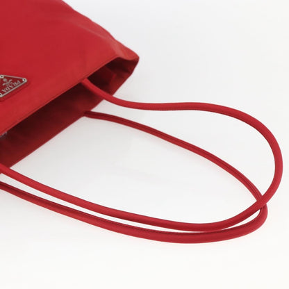 Prada Vintage Zip Tote Tessuto, RED, NYLON, Tote bag