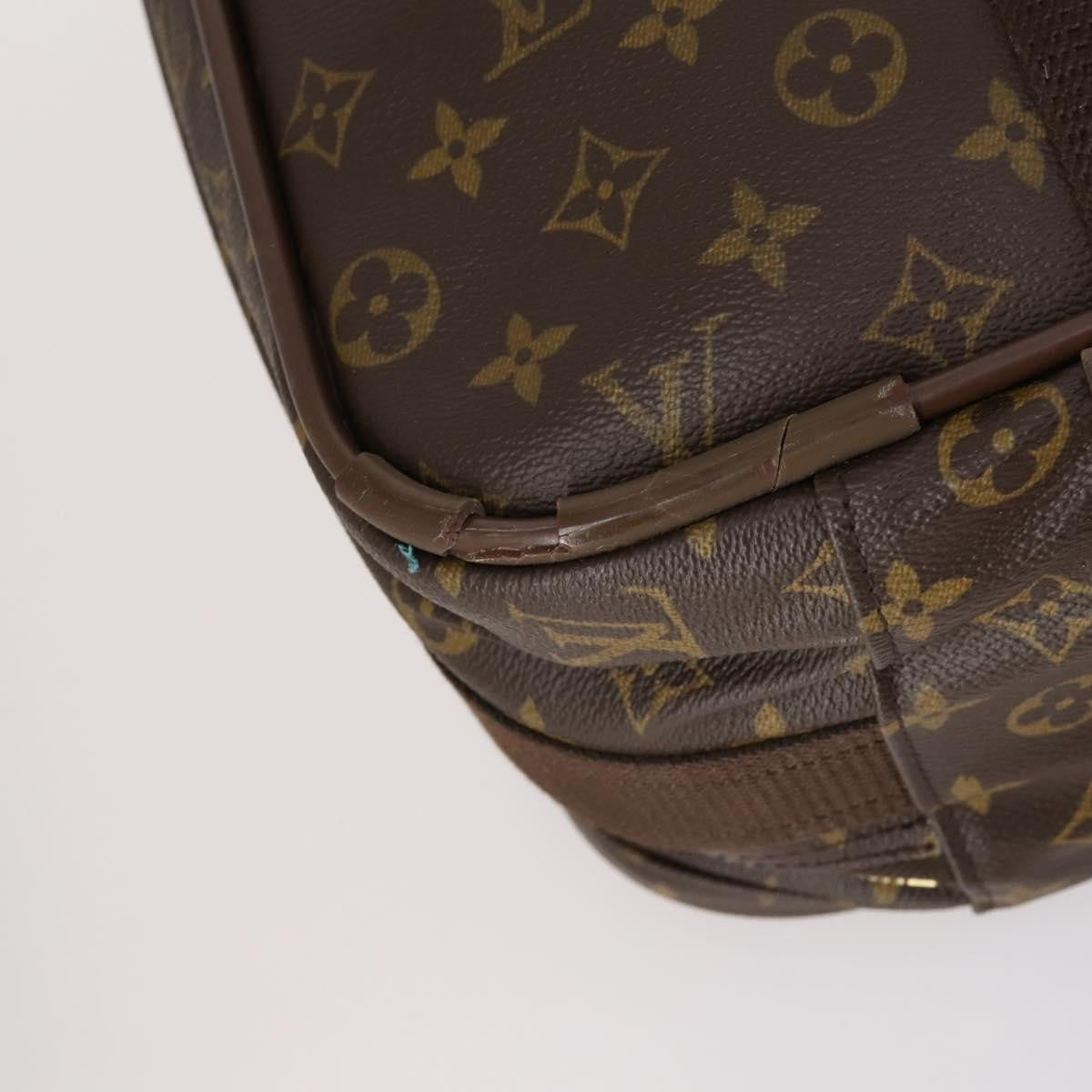Louis Vuitton Satellite Travel Bag Monogram Canvas, BROWN, CANVAS, Travel bag