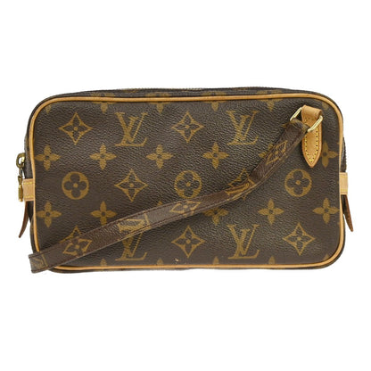 Louis Vuitton Pochette Marly Bandouliere Bag Monogram Canvas, Brown, Canvas, Shoulder Bag